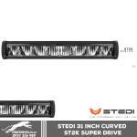 Đèn LED BAR STEDI 31 INCH CURVED ST2K SUPER DRIVE - Hình ảnh 2