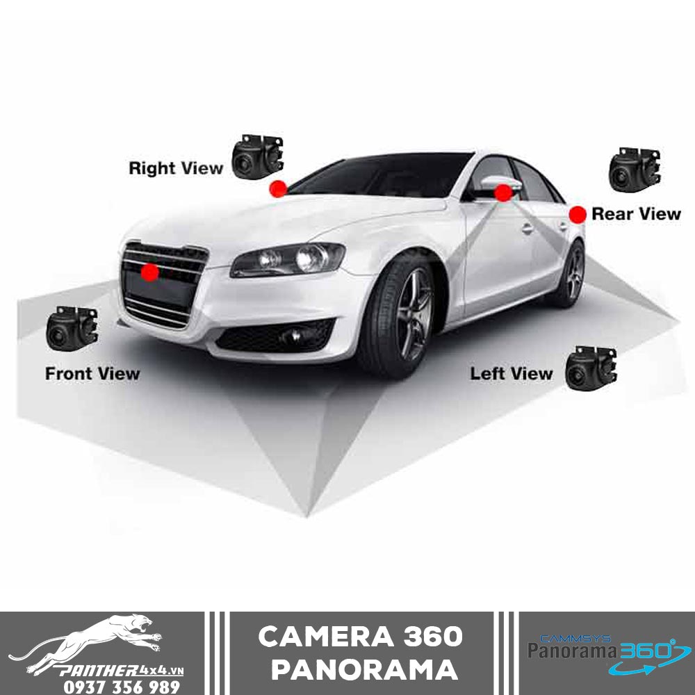 lắp đặt camera 360 cho xe hơi tại HCM