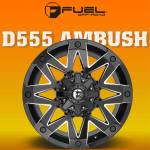 Mâm Fuel Ambush - D555 | 18x9 - Hình ảnh 3