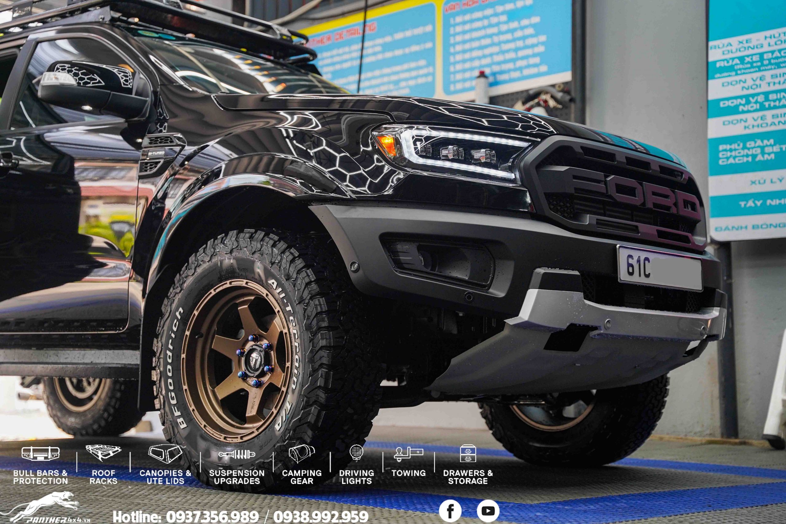 Ford Ranger Wildtrak 2021 độ Combo 100 triệu ở Bình Dương