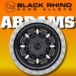 Mâm Black Rhino Abrams 17 inch (Màu Đen bóng viền bạc) - Hình ảnh 3