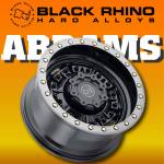 Mâm Black Rhino Abrams 17 inch (Màu Đen bóng viền bạc) - Hình ảnh 2