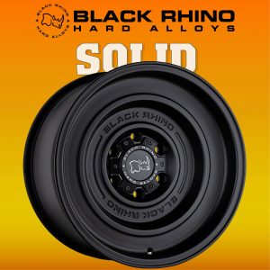 mâm black rhino solid 17 inch