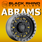 Mâm Black Rhino Abrams 17 inch (Matte Gunmetal)