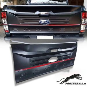 Ốp bửung sau FITT cho Ford Ranger màu đen viền đỏ