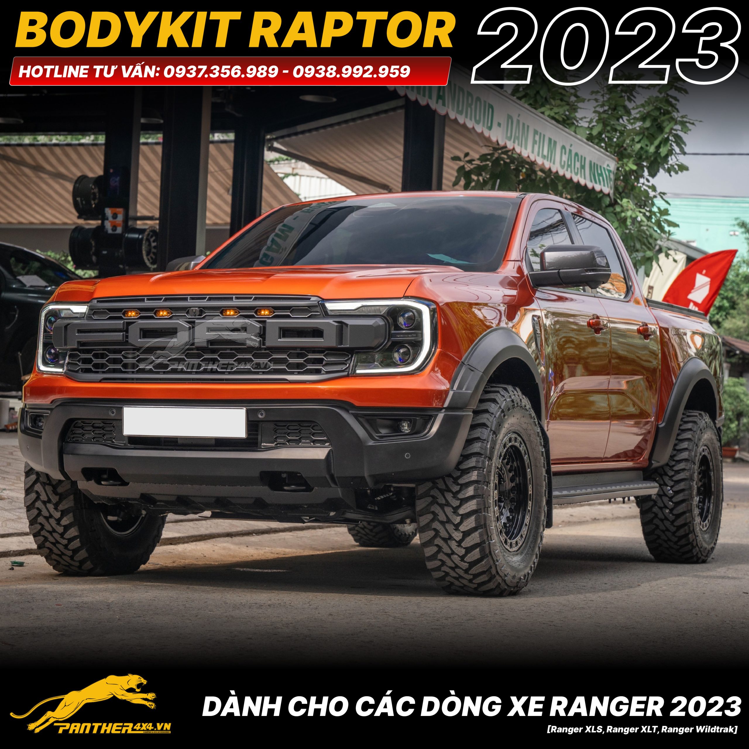 Bodykit Ford Raptor 2023 Next Gen (Ranger Cam)