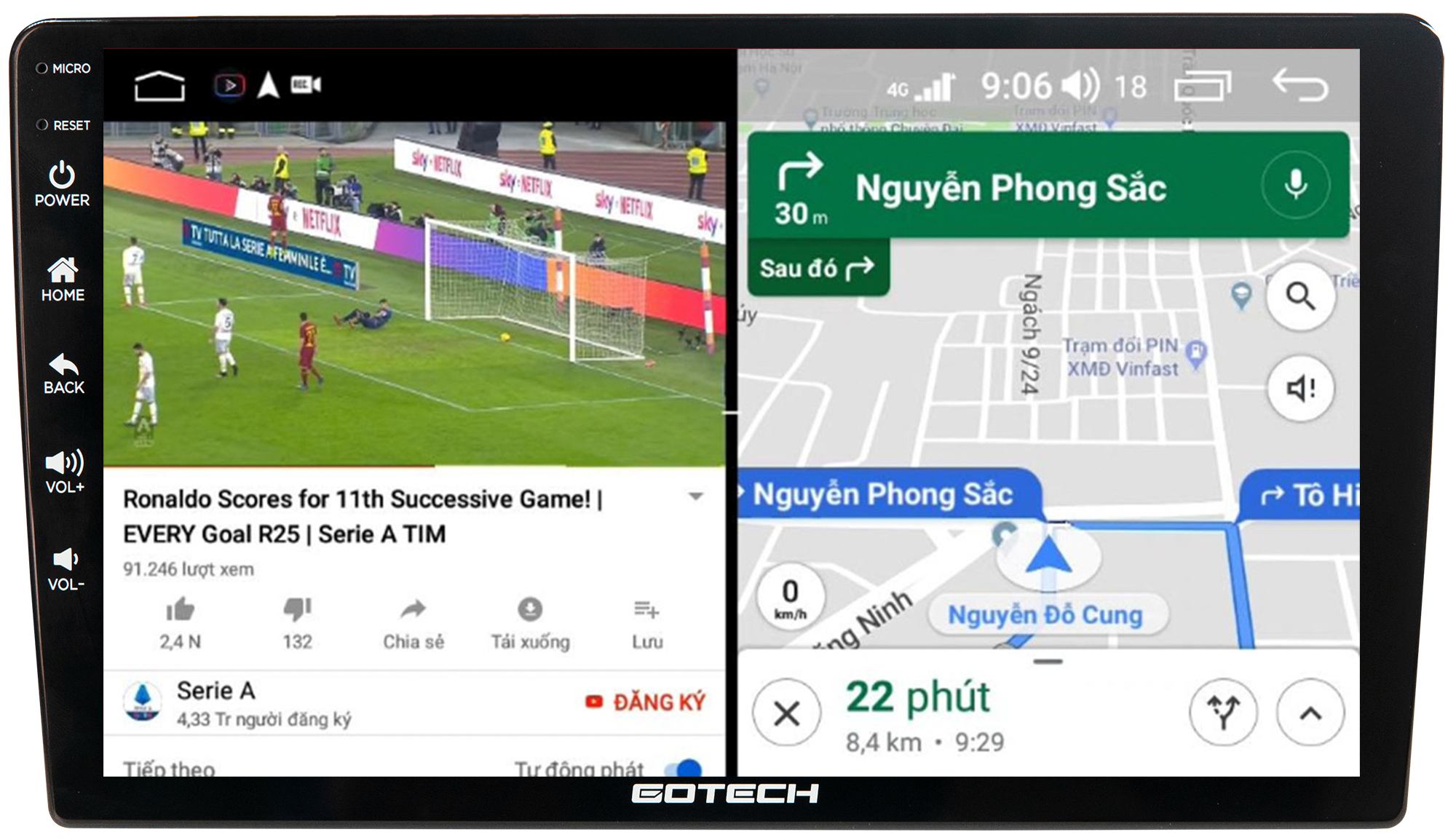 Màn Hình Android Gotech GT10 Pro