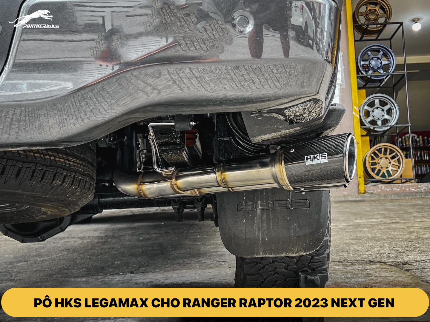 Pô đôi HKS Legamax cho Ranger Raptor 2023