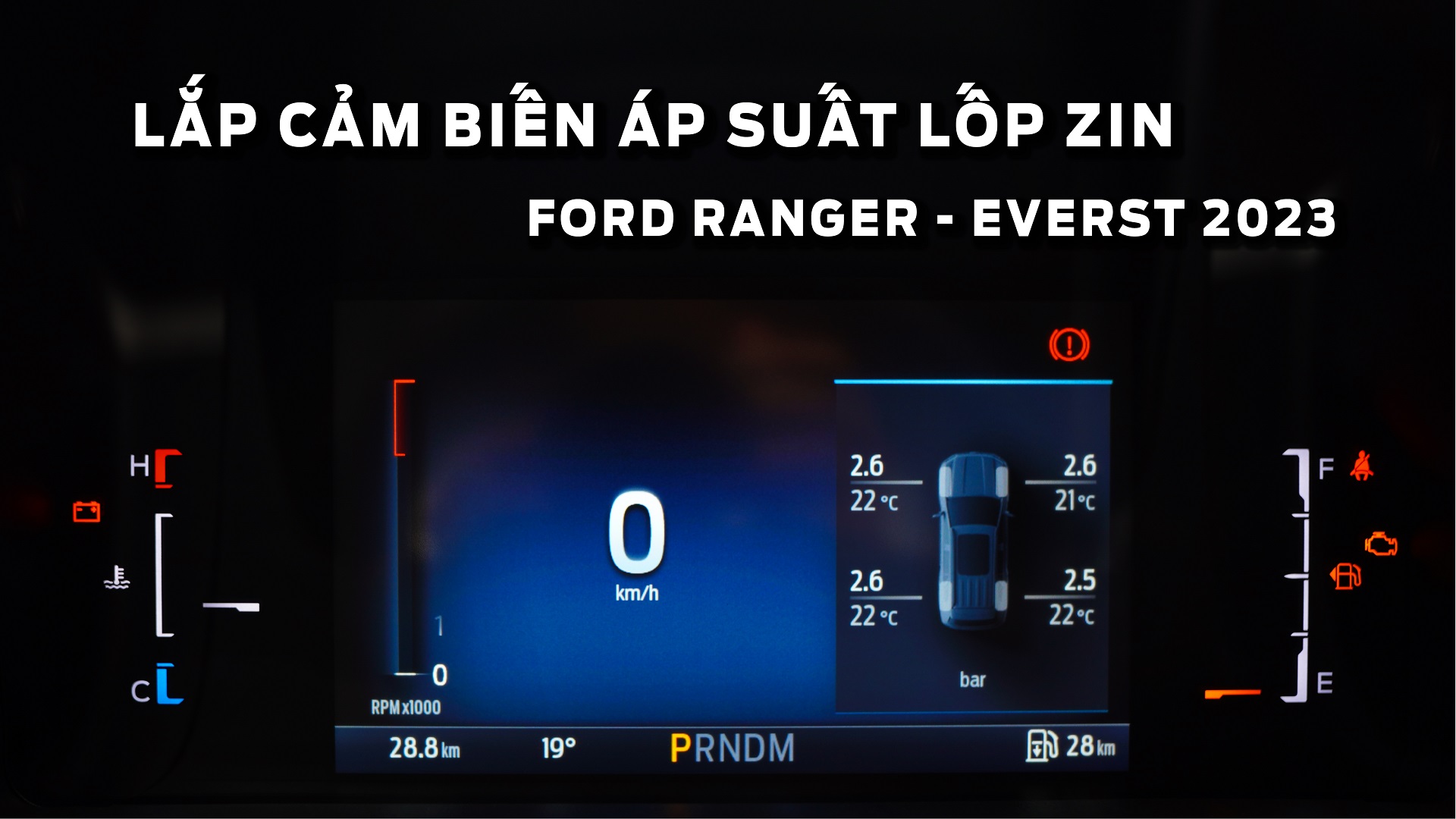 Cảm biến áp suất lốp cho Ford Ranger 2023 - Everest 2023
