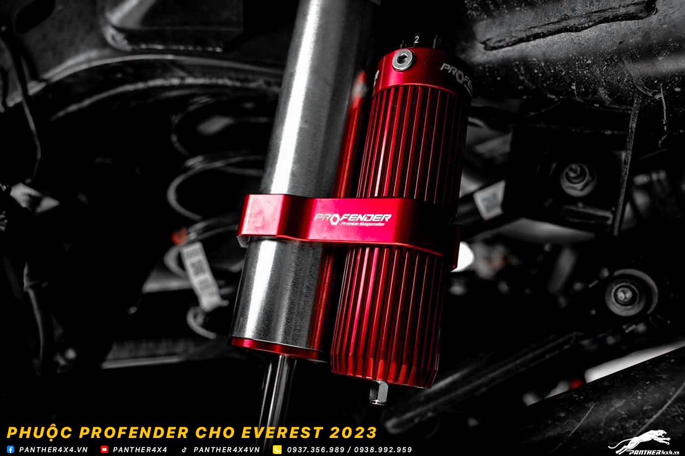 Phuộc Profender OEM 2.5 cho Ford Everest 2023