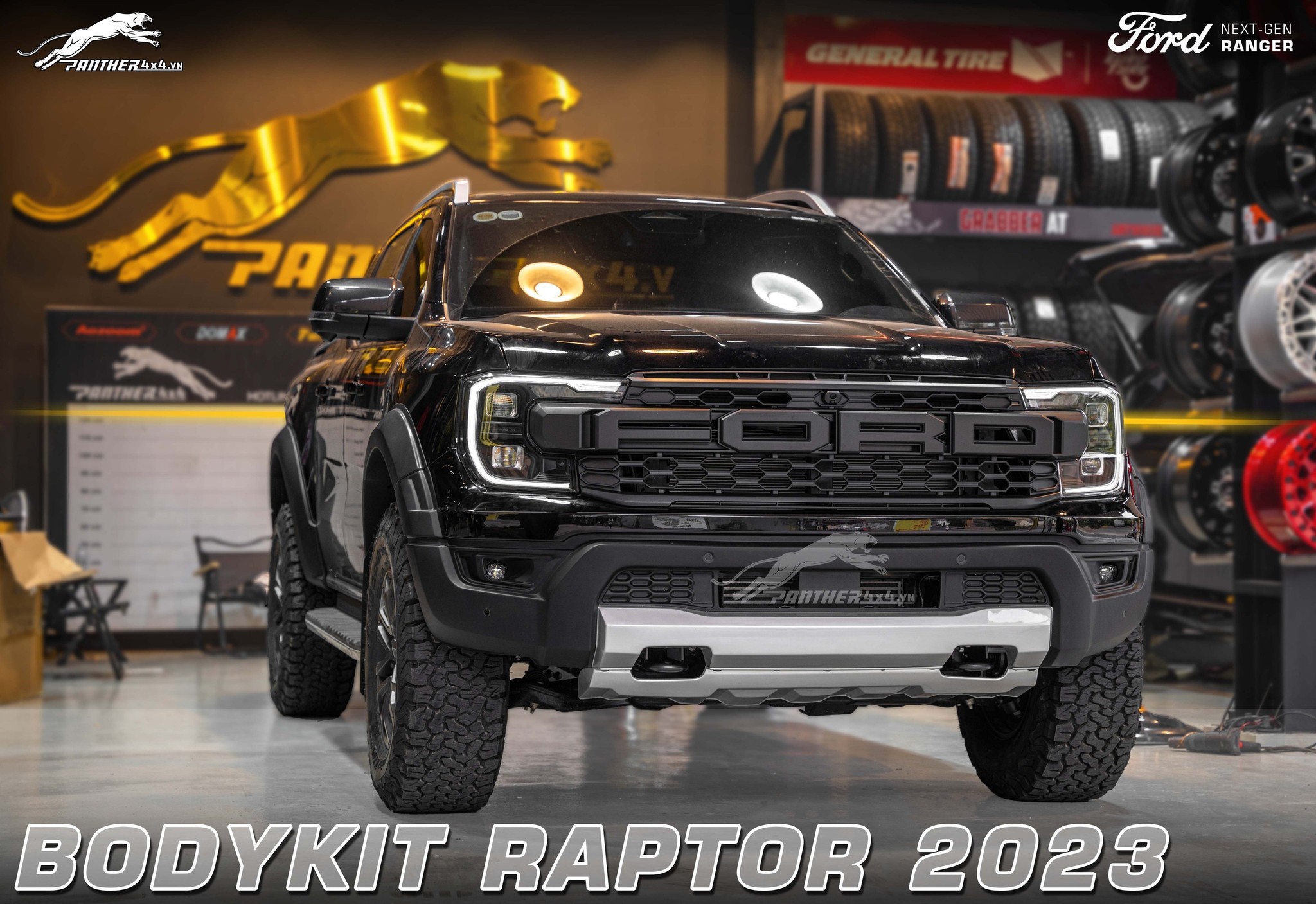 Gói độ Ranger Wildtrak Next-Gen up Raptor 2023
