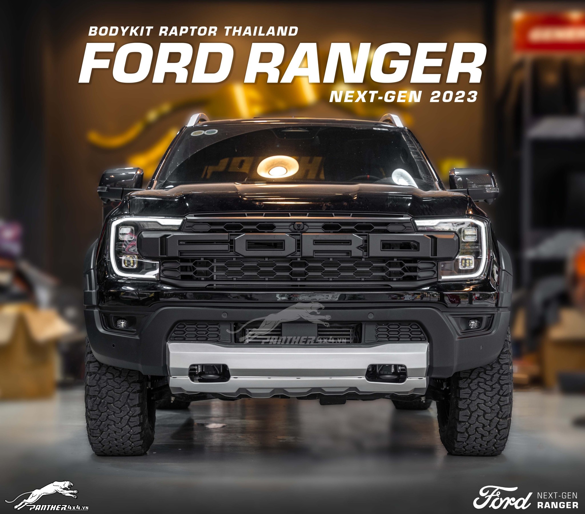 GÓI ĐỘ RANGER WILDTRAK NEXT-GEN UP RAPTOR 2023- bodykit raptor 2023