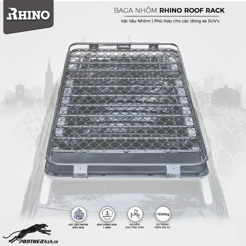 Baga mui Rhino Roof Rack cho xe SUV