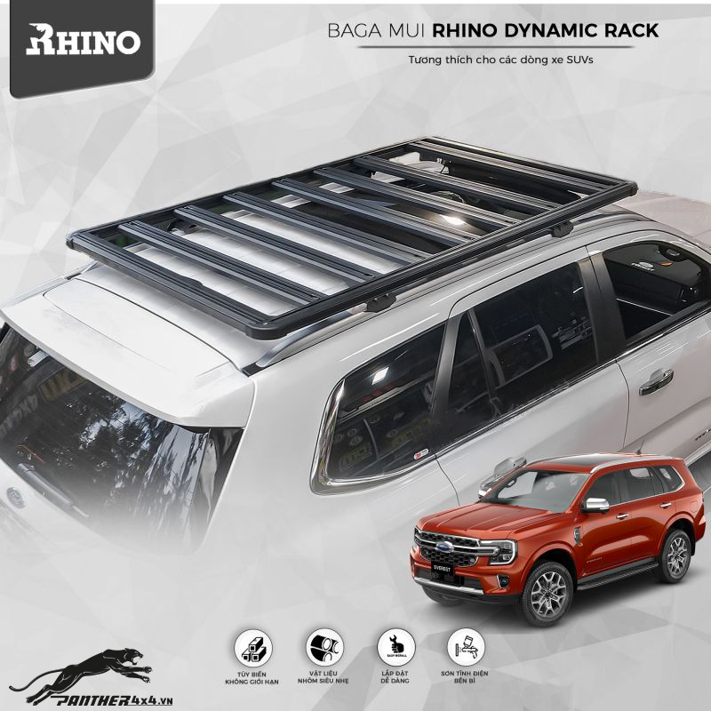 Baga Mui Rhino Dynamic Rack Cho Xe SUV