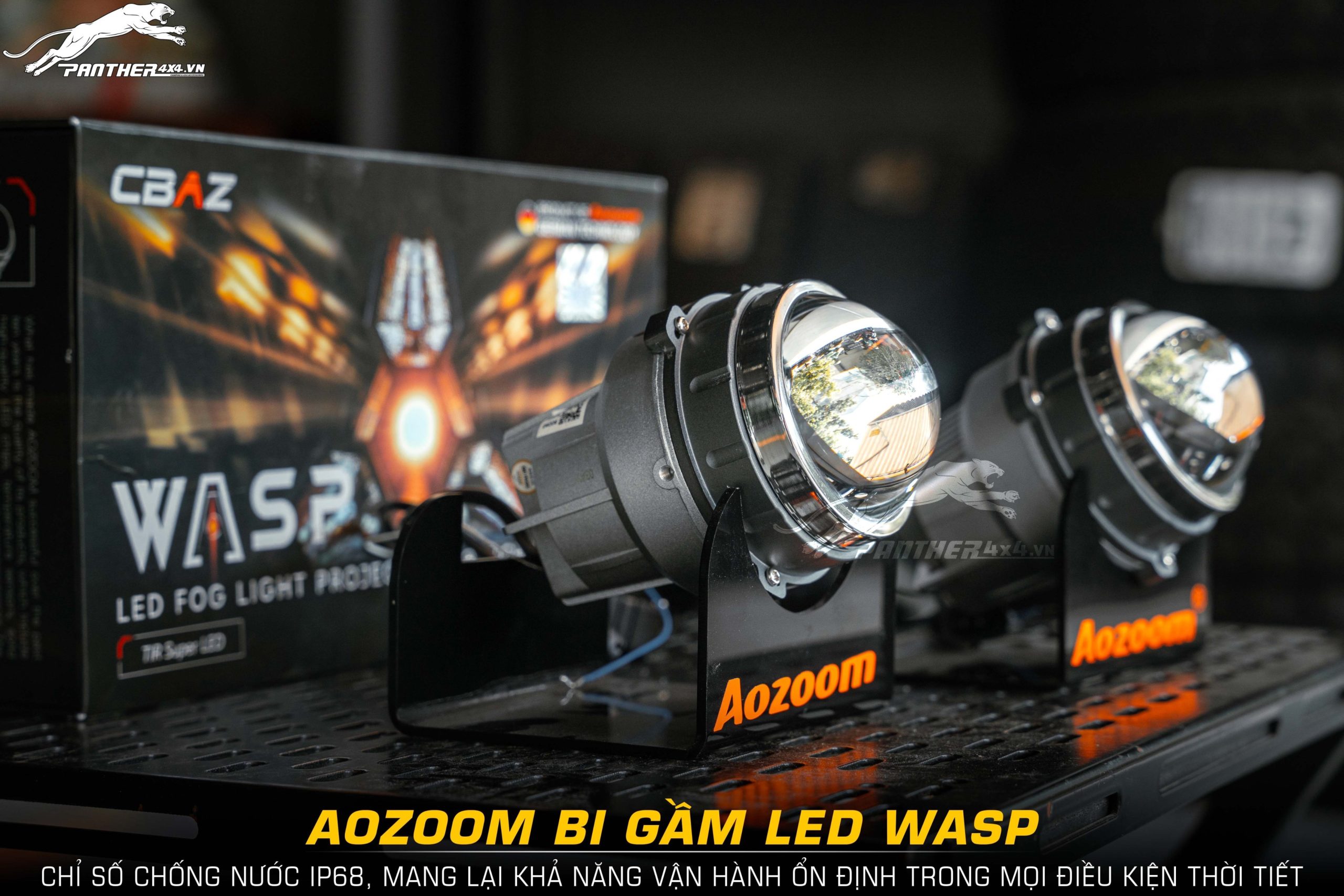 Bi gầm LED WASP FOG LIGHT 3.0 Inch