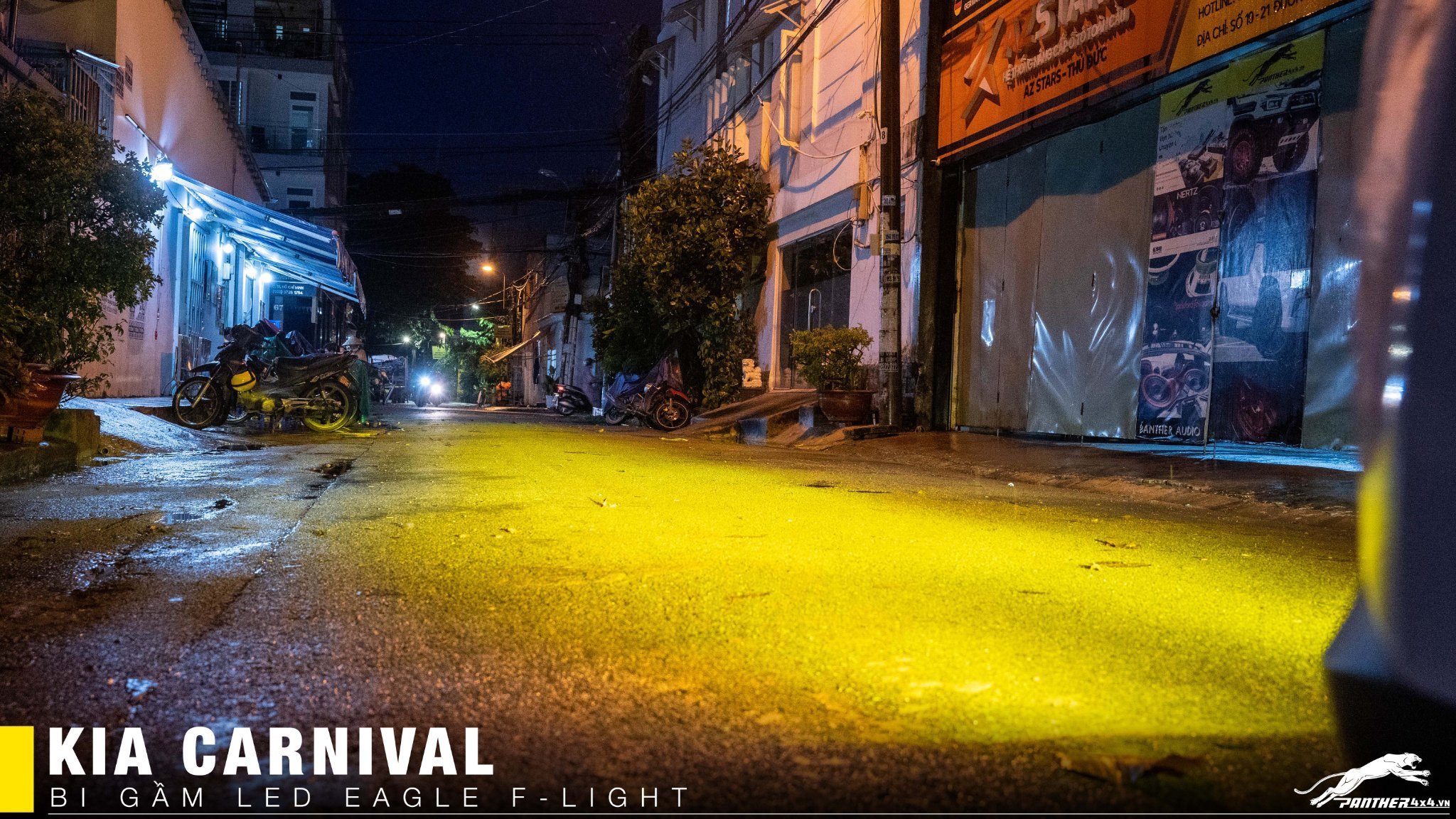 bi LED gầm Eagle F-Light cho dòng xe Kia Carnival