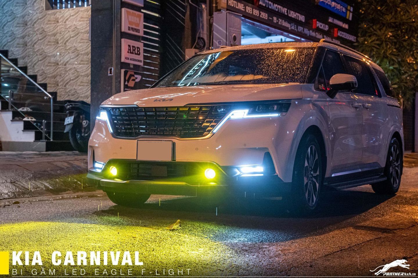 bi LED gầm Eagle F-Light cho xe Kia Carnival