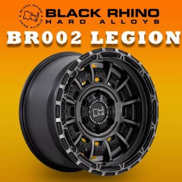 MÂM BLACK RHINO BR002 LEGION 17 INCH ( Màu MATTE BLACK GREY TINT)