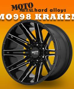 MÂM MOTO METAL MO998 KRAKEN 20 INCH (MÀU GLOSS BLACK MILLED)