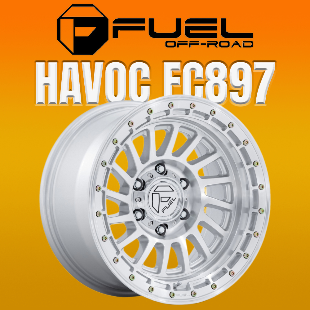 MÂM FUEL HACOV FC897 17 INCH (MÀU GLOSS SILVER W/ MACHINED FACE)