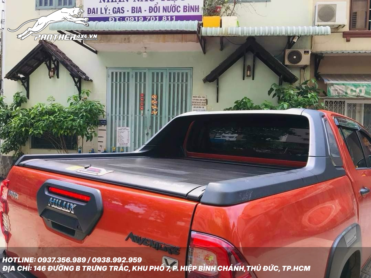 NẮP THÙNG CUỘN CƠ CHO TOYOTA HILUX 2026+ BẢN HQ (CÓ KHUNG)