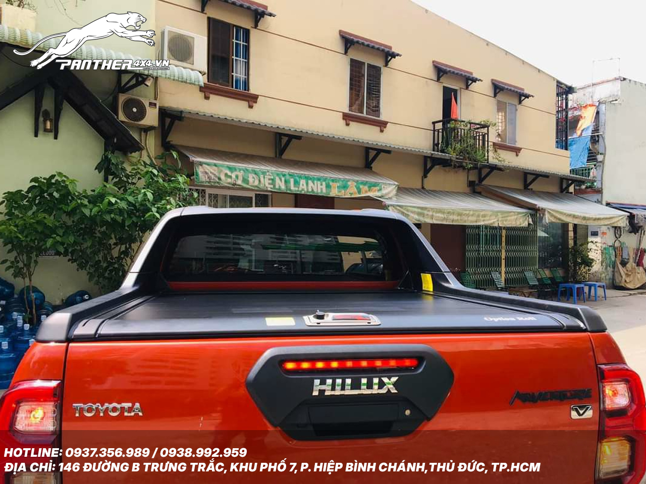NẮP THÙNG CUỘN CƠ CHO TOYOTA HILUX 2026+ BẢN HQ (CÓ KHUNG)