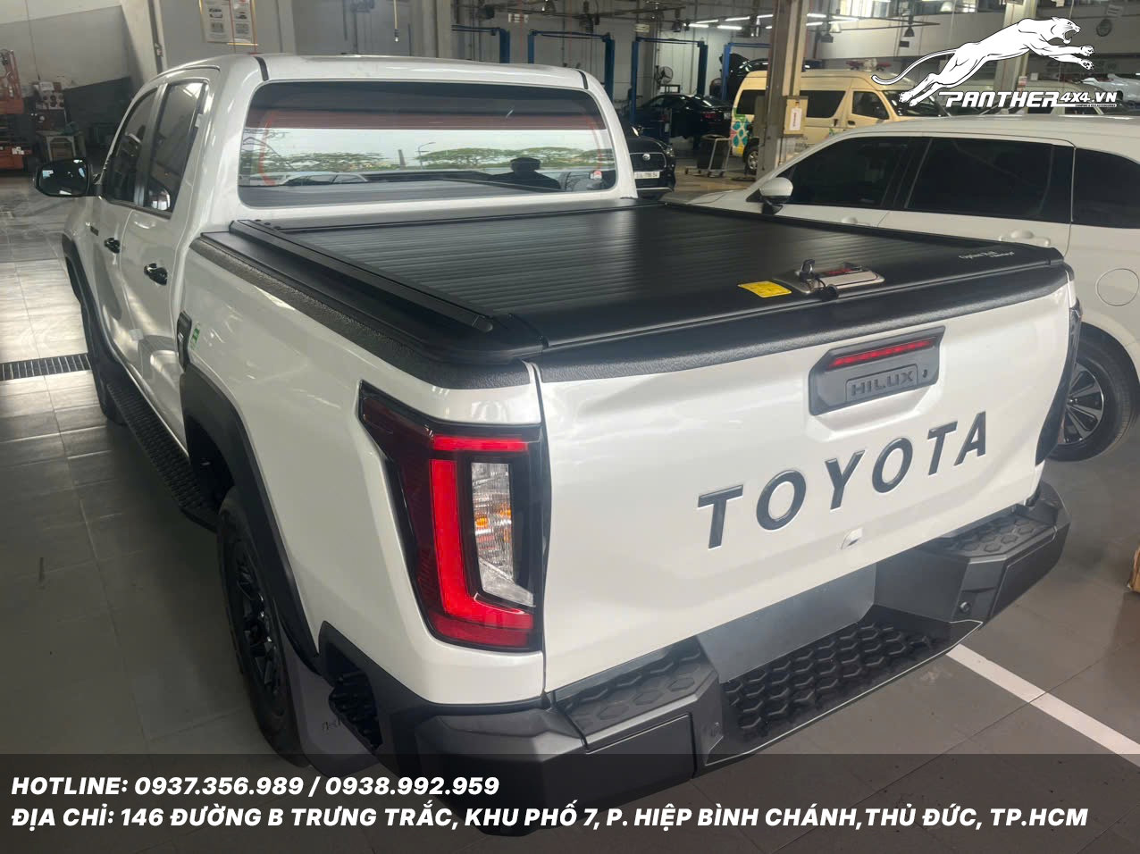 NẮP THÙNG CUỘN ĐIỆN KHÔNG KHUNG PHIÊN BẢN HE, HK CHO TOYOTA HILUX 2026
