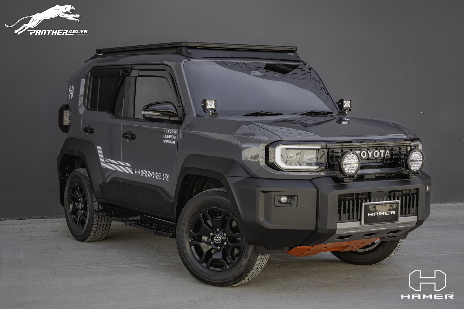 BAGA MUI NHÔM PHẲNG - FLAT RACK HAMER CHO TOYOTA LAND CRUISER FJ 2026+