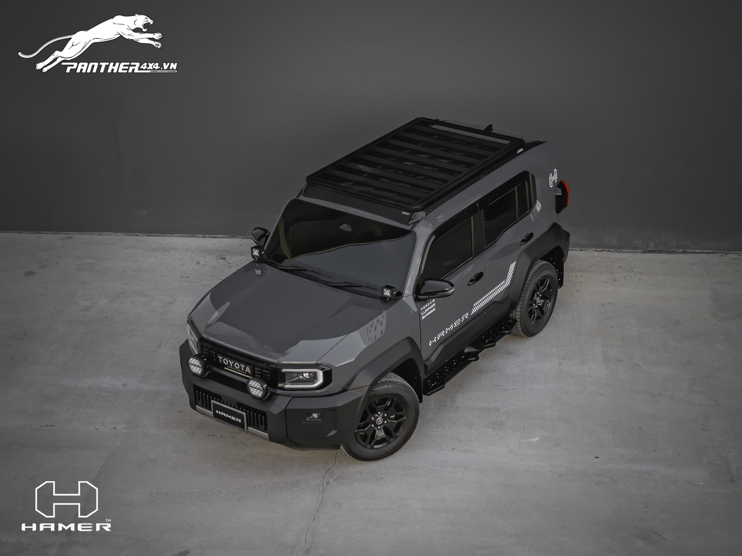 BAGA MUI NHÔM PHẲNG - FLAT RACK HAMER CHO TOYOTA LAND CRUISER FJ 2026+