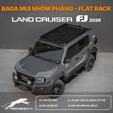 BAGA MUI NHÔM PHẲNG - FLAT RACK HAMER CHO TOYOTA LAND CRUISER FJ 2026+