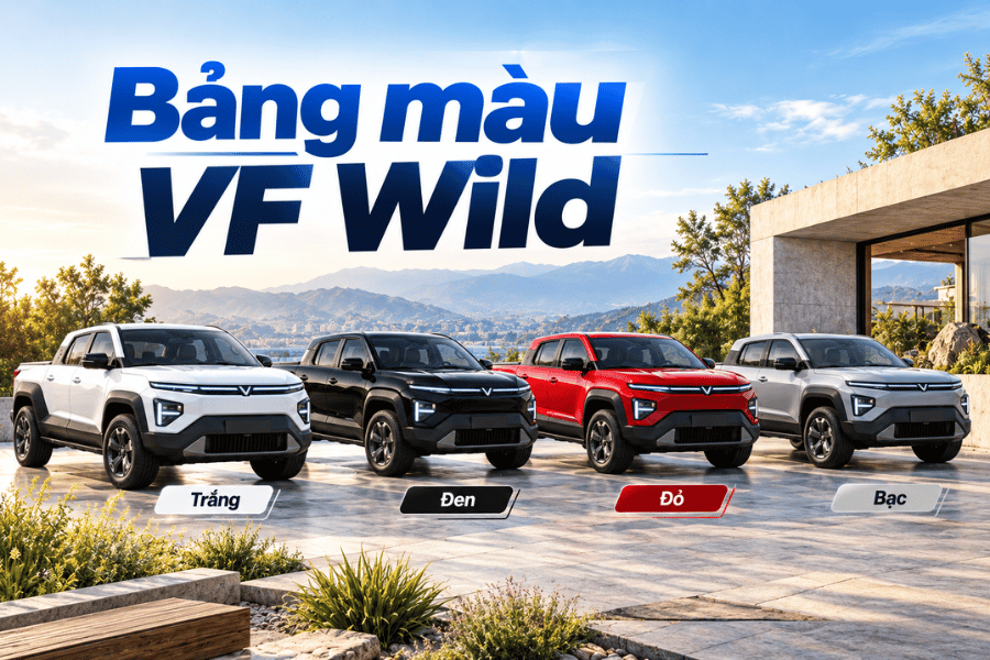 màu xe vinfast vf wild